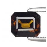 1.01ct VS Octagon Natural Greenish Yellow Tourmali