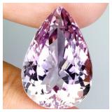 Pear Cut Natural Bi Color Purple Yellow Ametrine B