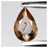 0.30ct 5.5x3.8mm VS Pear Natural Champagne Zircon