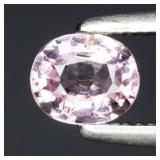 0.36ct 4.5x3.7mm VS Oval Natural Light Pink Malaya