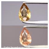 0.59ct 6.2x4mm Pear Natural Color Change Garnet -