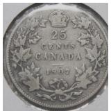 Canada 25 Cent 1907