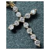 14KDiamond 0.12ct Pendant Retail Value $1000