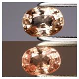 0.43ct 5x3.7mm Oval Natural Color Change Garnet -