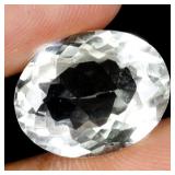 Oval Cut Natural Unheated White Topaz Brazil 6.44c