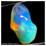 Rare AAA Floral Flash Play Of Color Crystal Fire O