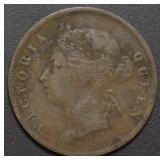 Strait Settlements 1897 One Cent