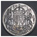 Canada 50 Cents 1947 Curved 7