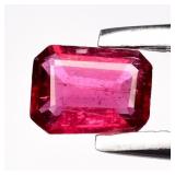 0.19ct 4.3x3.2mm Octagon Natural Pink Tourmaline -