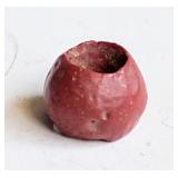 Ancient Roman AD100-300 Jewelry bead dark red 7mm