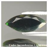 0.71ct 11.3x4.7mm Marquise Natural Black Opal -Col