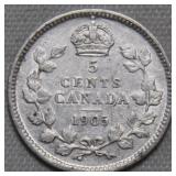Canada 5 Cents 1905