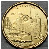 Canada Dollar 2017 Connecting Confederation