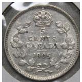 Canada 5 Cents 1905