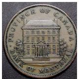 Canada PC-2B Bank of Montreal 1842 Penny Token Br5