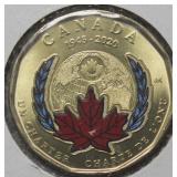 Canada $ 2020 UN 75th Anniversary - coloured