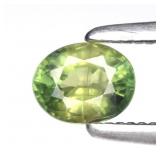 0.39ct 4.5x3.7mm Oval Natural Green Sapphire - Hea