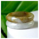 Pair 2pcs/29.30ct Natural Jadeite, Jade - Burma Ge