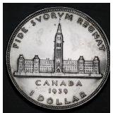 Canada Silver Dollar 1939