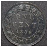 Canada Large Cent 1886 Obv2