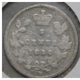 Canada 5 Cents 1890H