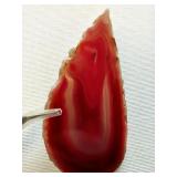 Agate slice dyed drilled 4'x 2'