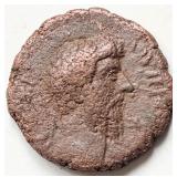 Marcus Aurelius AD161-180  Semis Ancient coin 21mm