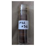 1932 Penny Roll (50 Coins)