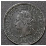 Canada Large Cent 1876H