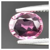 0.35ct 5.5x4.5mm VVS Oval Natural Pink Tourmaline