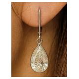 APPR $2000 14K Gold 1.07g Lab Diamond 2ct Earring