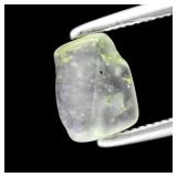 0.81ct 6.5x5.2mm Rough Natural Light Green Sapphir