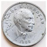 Canada 1968 PIERRE E. TRUDEAU Medal 32mm 11.62g