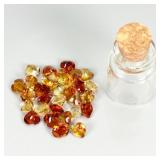 Heart Cut Natural Unheated Orange Citrine Brazil 3