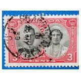 Canada 1939 George VI, 3 Cents Stamp #248