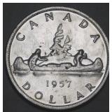 Canada Silver Dollar 1957