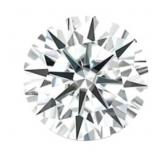 GRA 2ct Moissanite Lab Diamond, Round Cut GH-VVS1
