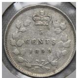 Canada 5 Cents 1899