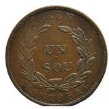 Montreal Token Un Sou