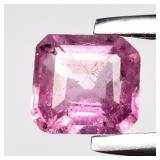0.31ct Octagon Natural Purplish Pink Tourmaline -