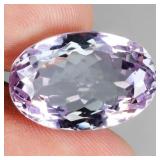 Oval Cut Natural Unheated Pink Amethyst Bolivia 23