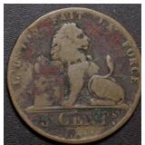 Belgium 1856 5 Centimes
