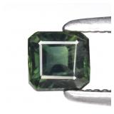 0.36ct VS Octagon Natural Bluish Green Sapphire -