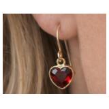 10K Gold Garnet 1.75ct Handcrafted In