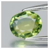 0.34ct 4.7x4mm VS Oval Natural Green Sapphire - Un