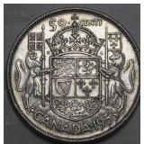Canada 50 Cents 1953 SF