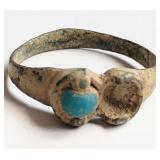 Medieval 14th-15th Cent bronze ring US#5.5