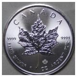 Canada $5 Charles III Maple Leaf Bullion Series 20