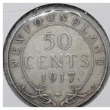 Canada Newfoundland 50 Cents 1917c    _