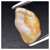 2.06ct Rough Natural Yellow Green Sapphire - Unhea